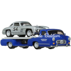 Nessiworld Hot Wheels Team Transport Mercedes Benz 300 SL 55 Blaues Wund HRV48