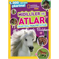 Nessiworld National Geographic Kids Midilliler ve Atlar Çıkartmalı Faaliyet Kitabı