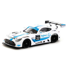 Nessiworld Tarmac Works 1:64 X Logitech Mercedes AMG GT3 Logitech G Race with Plastic Truck Packaging