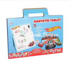 2236 Hot Wheels Manyetik Tablet 64 Parça Dıytoy