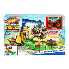 NessiWorld HTP18 Hot Wheels Monster Trucks Arenada Rhinomite Mücadelesi