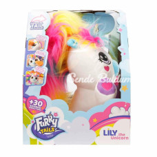 Nessi World 72033 Lily Sesli ve Işıklı Unicorn Peluş