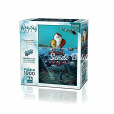 NessiWord 20709 Under The Water 1000 Parça Puzzle KS Puzzle