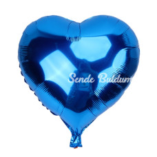 Nessiworld Kalp Balon Folyo Mavi 45 cm 18 inç