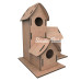 5269 Kumtoys Boyanabilir 3lü Kuş Evi  Bird House