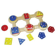 Nessiworld KAL1013 Altılı Geometrik Sök Tak Chiva