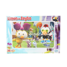 NessiWorld CAFRM50825083 Limon ile Zeytin Frame Puzzle 35 Parça