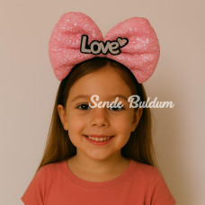 LED Işıklı Love Yazılı Fuşya Fiyonk Taç – Kız Çocuk Parti Tacı LED Işıklı Love Yazılı Fuşya Fiyonk Taç – Kız Çocuk Parti Tacı