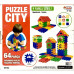 Nessiworld Puzzle City 3D Yapı ve Tasarım Blokları 64 Parça