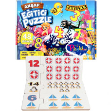 Nessiworld Playwood Ahşap Eğitici Puzzle Sayılar