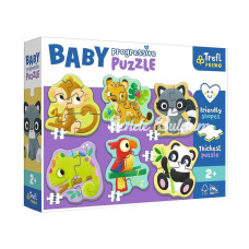 PUZZLE44005 Egzotik Hayvanlar Baby  Puzzle