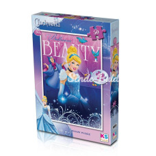 CRL709 KS Cinderella  50 Parça Çocuk Puzzle