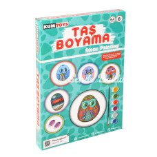 5307 Kumtoys Taş Boyama  Stone Painting / +6 yaş