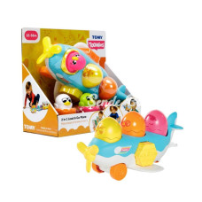 73147 Tomy 2si1 arada Uçak ve Saklambaçlı Yumurtalar