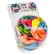 STR117 Metalik Karışık Renk 100lü Balon