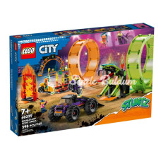 60339 LEGO® City Çift Çemberli Gösteri Arenası 598 parça +7 yaş