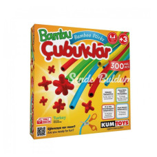 5462 KumToys Bambu Çubuklar  300 parça / +3 yaş