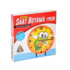 5302 KumToys Ahşap Saat Boyama