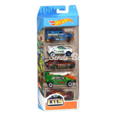 1806 KMP  Hot Wheels Beşli Araba Seti