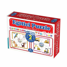 7196 Eğitici Çark Puzzle Hayvanlar Ve Taşıtlar Dıytoy