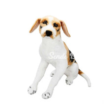 01409 Oturan Beagle Köpek Peluş 68 cm