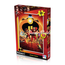 INC714 KS Incredibles / 100 Parça Puzzle