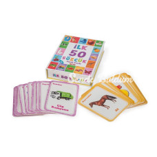 1161  Flash Cards  İlk 50 Sözcük DıyToy