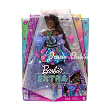 HHN13 Barbie Extra Fancy  Mor Kostümlü Bebek