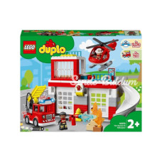 10970 Lego Duplo İtfaiye Merkezi ve Helikopter 117 parça +2 yaş