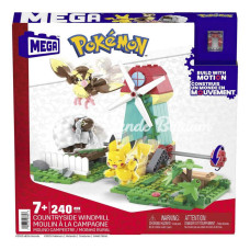 HKT21 MEGA™ Pokémon™ Countryside Windmill  Yel Değirmeni Kasabası Seti 240 parça +7 yaş