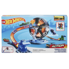 GJM77 Hot Wheels Dönen Tekerlek Macerası Yarış Seti / 48 yaş