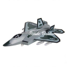 Nessiworld Metal Çekbırak Savaş Uçağı