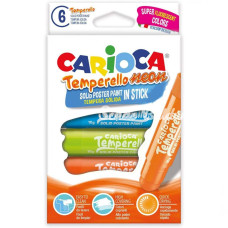 Nessiworld Carioca Temperello Stick Poster Boyama Kalemi Fosforlu 6’lı 42675