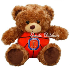 Nessiworld Dinamo Basketbol Topu Gövdeli Oturan Peluş Ayı 30 cm.