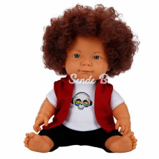 Nessiworld Kıvırcık Saçlı Curly Bebek 35 cm