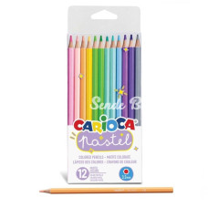 Nessiworld Carioca Pastel Renkli Kuru Boya Kalemi 12li