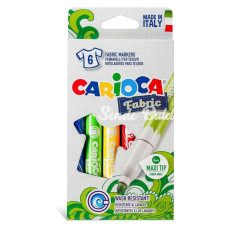 Nessiworld Carioca Kumaş Keçeli Boya Kalemi Maxi 6lı