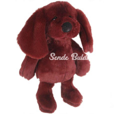 Nessi World Uyku Arkadaşı Köpek Peluş Bordo 34 cm