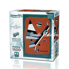 22032 Gris 1500 Parça Puzzle KS Puzzle