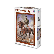 20726  Gazi Mustafa Kemal Sakarya Adlı Atıyla 1000 Parça Puzzle KS Puzzle