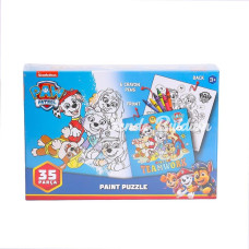 PW7930 Paw Patrol Boyamalı Puzzle Laço