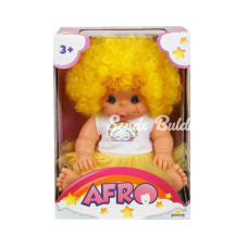 20040 Afro Kıvırcık Saçlı Bebek 23 cm Sunman