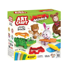 03697 Art Craft Eğlenceli Hayvanlar Hamur Set 200 gr