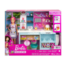 HGB73 Barbie Pasta Dükkanı Oyun Seti
