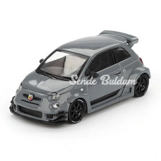 Mini GT 1/64 Abarth 595 LBWORKS x Abas Works Grey