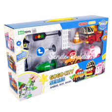 POLI ZR913 Robocar Poli Gogo City Seri AmbarRoyMark Oyun Seti