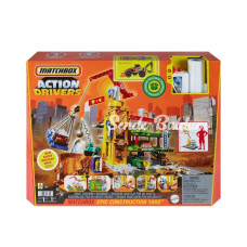 Nessiworld HPD63 Matchbox Aksiyon Sürücüleri Muhteşem İnşaat Alanı Oyun Seti