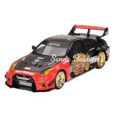 Nessiworld Mini GT 1/64 LBSilhouette WORKS GT NISSAN 35GTRR Ver.1 “BARONG” MINI GT x MIZU