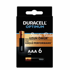 Nessiworld Duracell 6Lı Optimum AAA Kalem Pil Nessiworld Duracell 6Lı Optimum AAA Kalem Pil