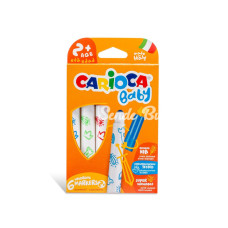 Nessiworld Carioca Jumbo Bebek Süper Yıkanabilir Keçeli Boya Kalemi 6Lı +2 Yaş